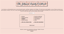 Desktop Screenshot of johnsoncookbook.com