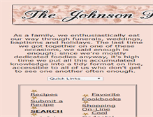 Tablet Screenshot of johnsoncookbook.com